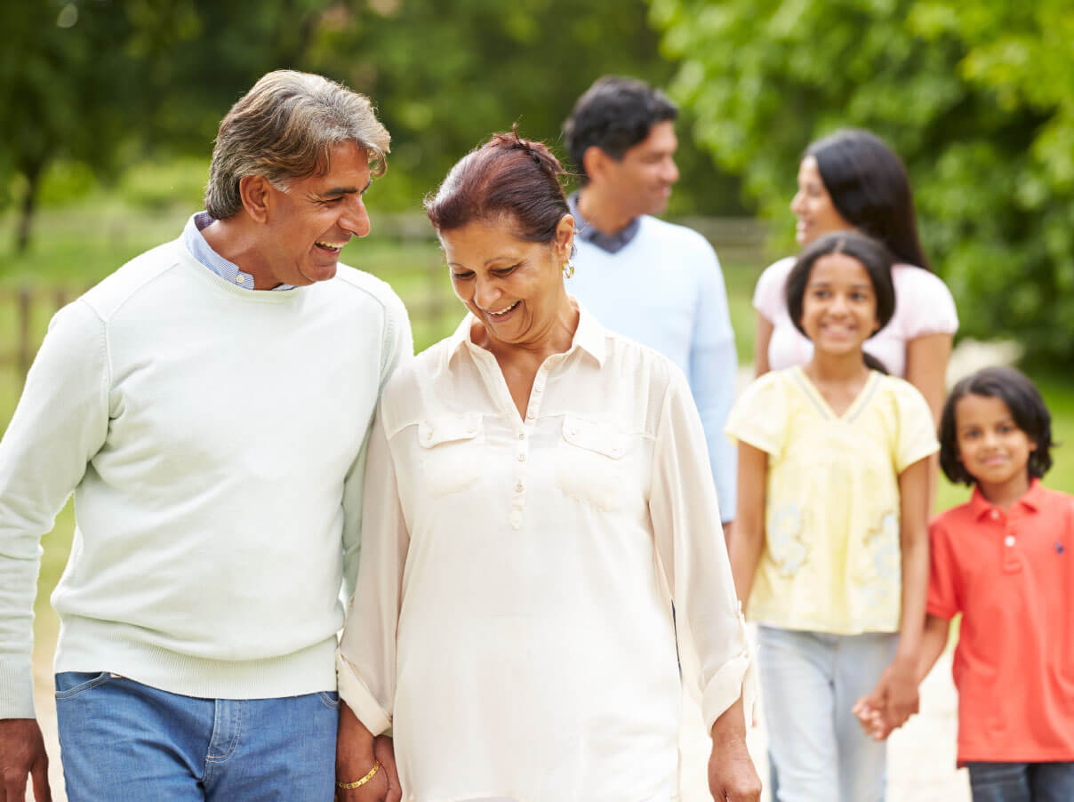 life with hearing aids, happy family